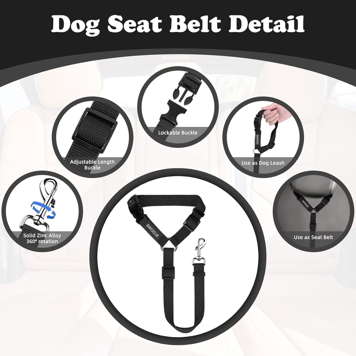 2 Packs Dog Cat Safety