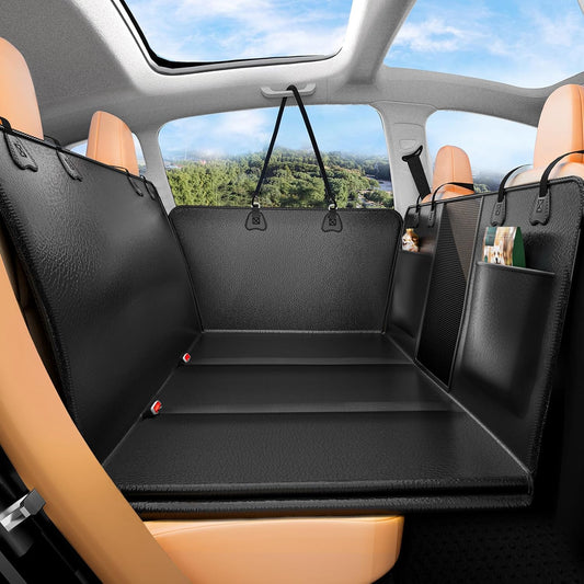 Hard Bottom Dog Car Seat Cover for Back Seat