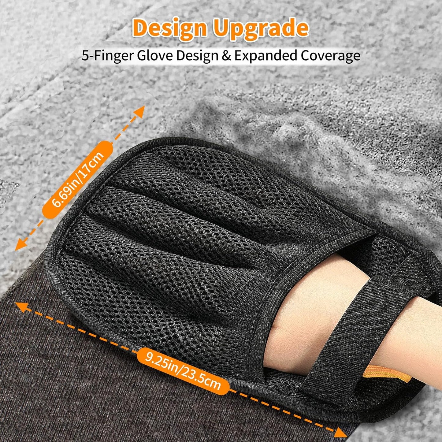 Pet Hair Removal Glove for Cats & Dogs